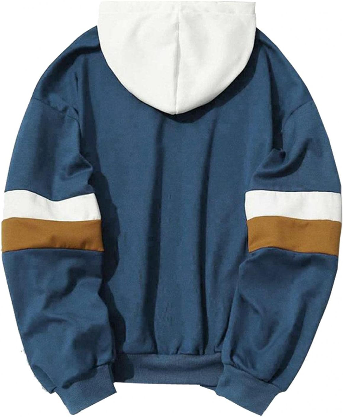 F_Gotal Men'S Hoodies Pullover, Mens Hipster Hip Hop Hoodie Colorblock Thin Casual Long Sleeve Warm Soft Sweatshirts with Pocket