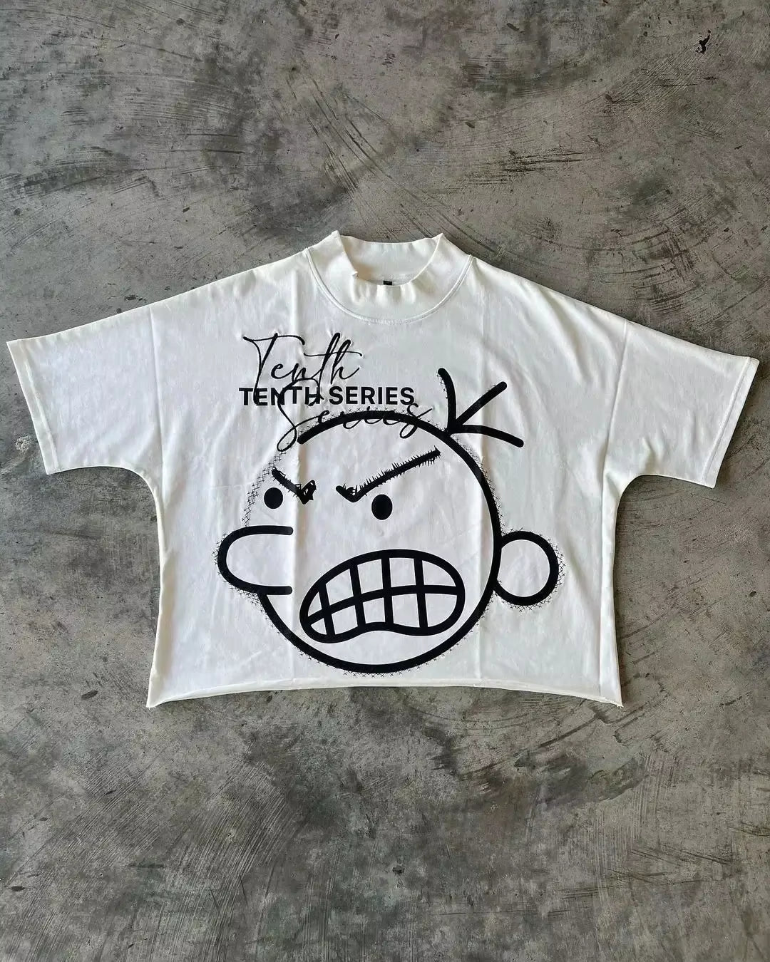 Streetwear T Shirts Y2K Clothes Punk Rock Hip Hop Graphic Print Oversized Tshirt Mens Womens Crew Neck Cotton Short Sleeve Tops
