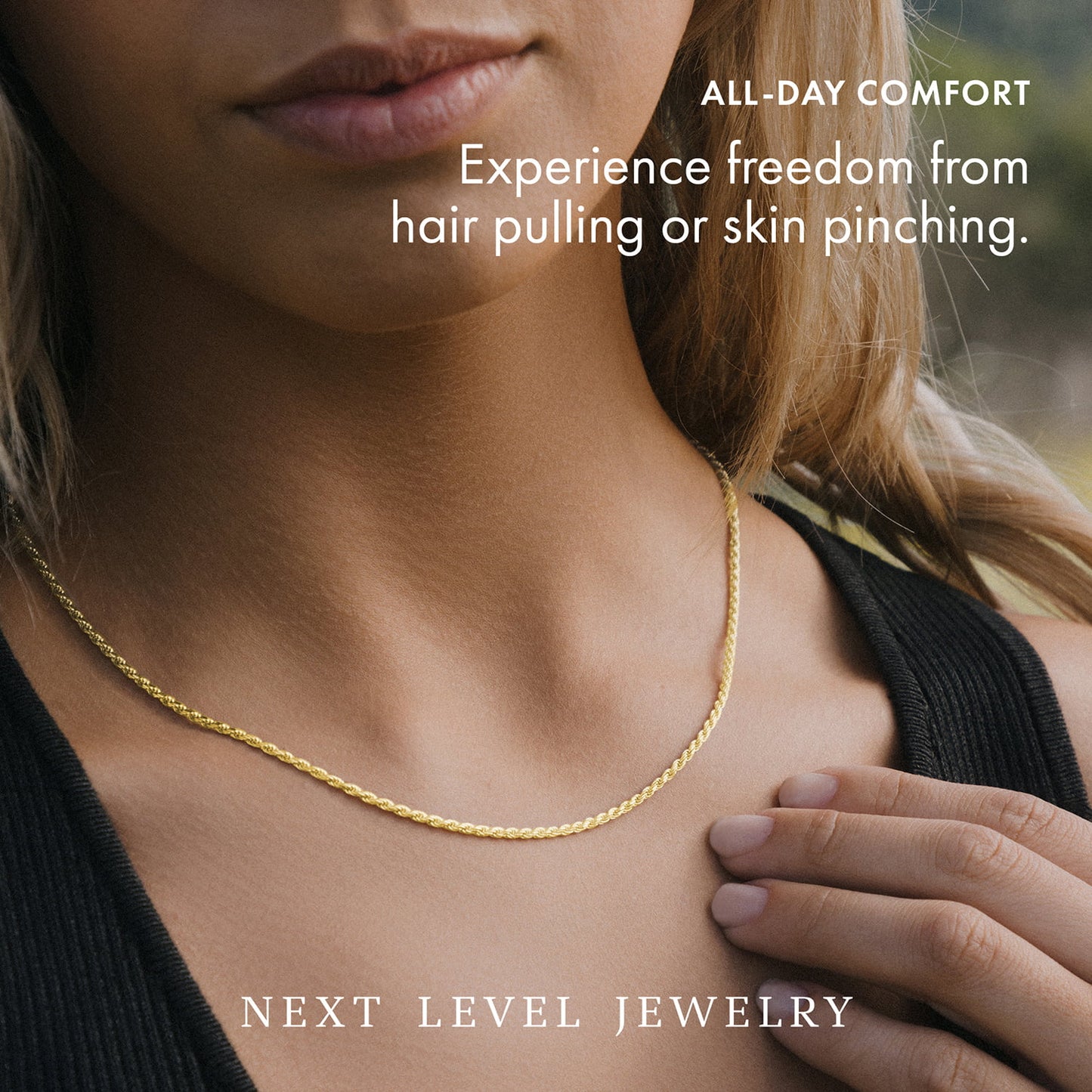 Solid 14K Gold Vermeil Sterling Silver Rope Diamond-Cut Necklace Chains 1.5MM - 5.5MM, Gold Chain for Men & Women, Made in Italy,