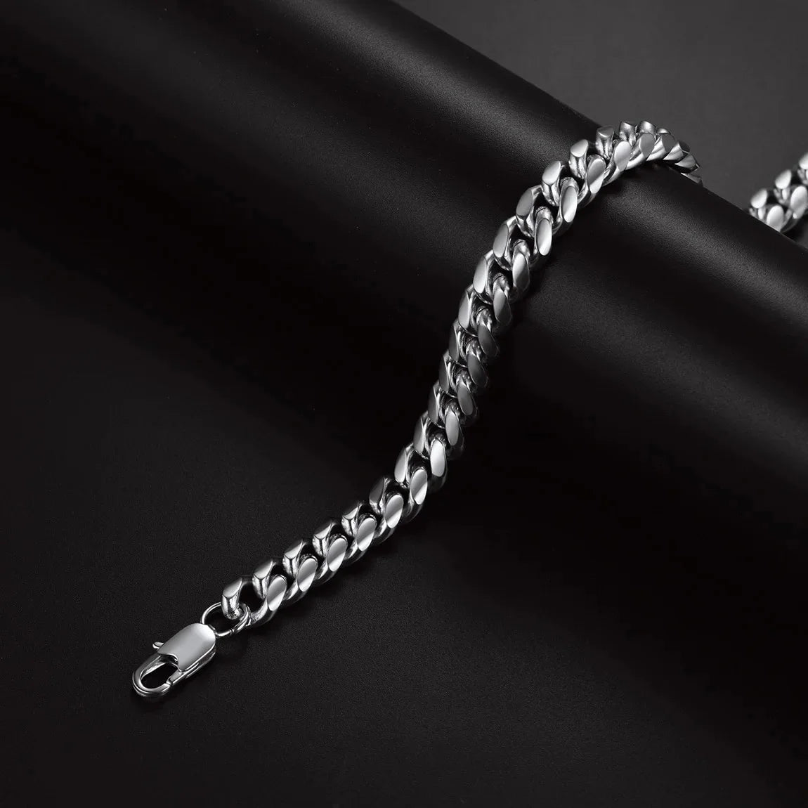 Men Stainless Steel Neck Chains 24 Inch 10MM Punk Rock Jewelry Mens Gifts for Dad